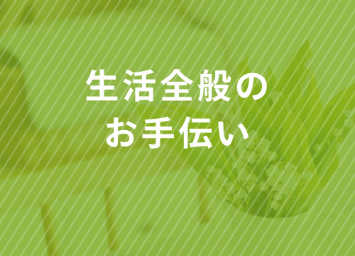 生活全般のお手伝い